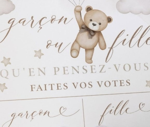 Gender reveal & baby shower