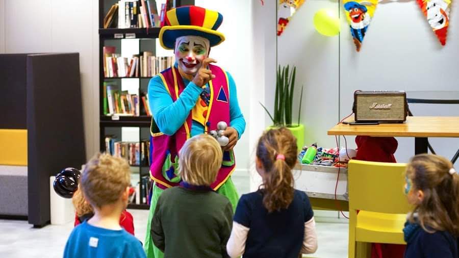 bubbleevent prive clown
